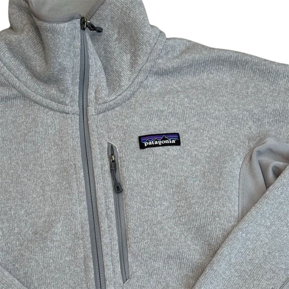 Patagonia Women's Gray Full Zip Fleece Jacket Size S Casual Travel - Picture 7 of 9